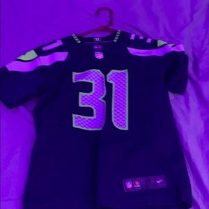 Kam Chancellor #31 Navy blue Jersey